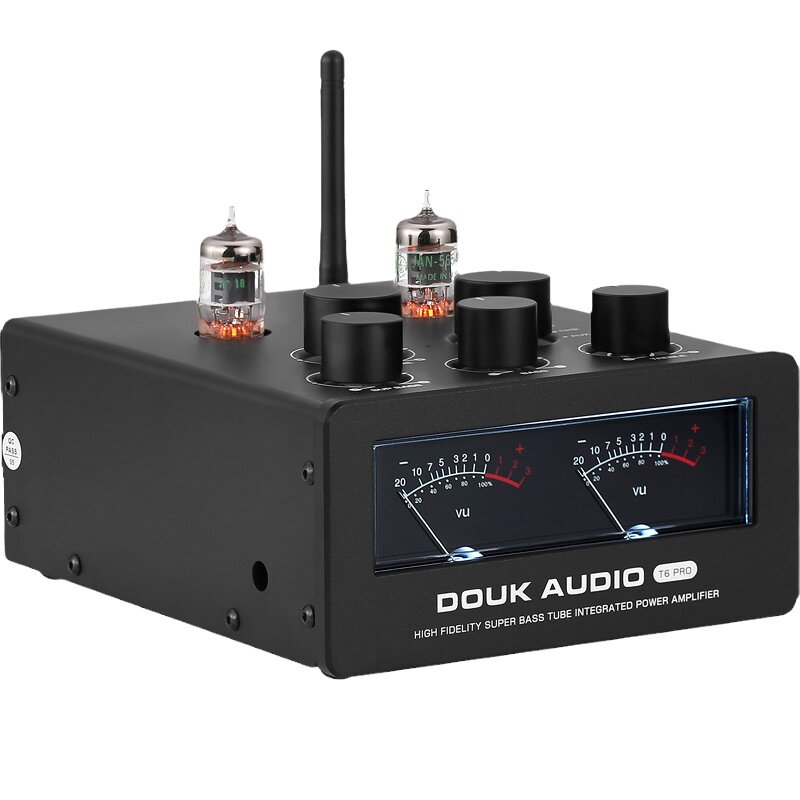 DOUK AUDIO T6 PRO+HIFI 600W大功率电子管蓝牙合并功放前胆后石