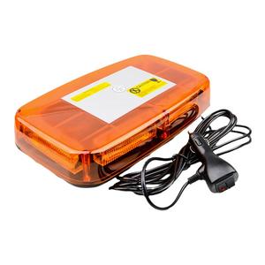 汽车吸顶爆闪灯频闪灯12v-24v警示灯磁铁吸顶灯应急救援闪光全蓝