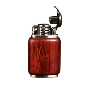 佐罗煤油木质打火机紫檀木老式纯铜男士创意古董收藏级老九门包邮