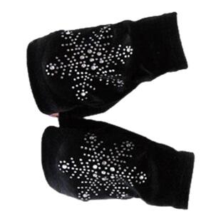 新款半指手套 烫钻时尚女士 韩版气质开车骑车防滑金丝绒手套保暖