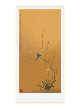 新中式宋代美学高端金箔工艺挂画