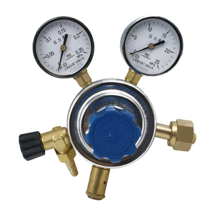 上海减压器厂0.25*25标气减压器 适合多种气体减压阀混合气压力表