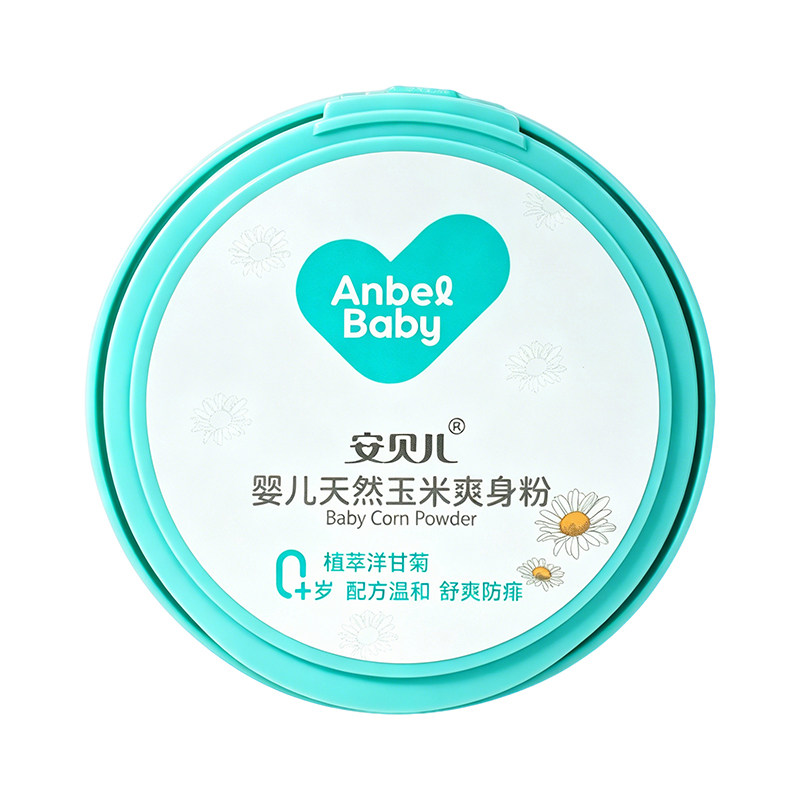 安贝儿婴儿天然玉米爽身粉136g
