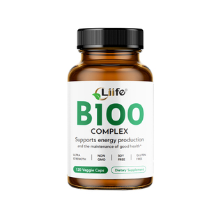 美国进口Liife厉孚维生素B100胶囊缓释复合维生素b族vb12胆碱肌醇