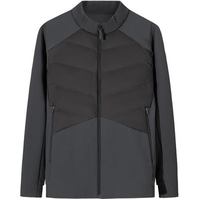 安踏冠军管道羽绒服男立领外套