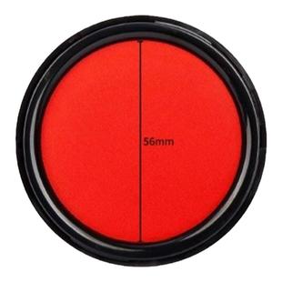 得力红色印台印泥油性大号快干原子印油财务会计盖章印尼办公用品中号小号便捷秒干速干按手印指纹圆形印泥盒