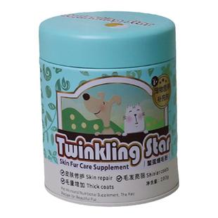 twinkling star鳖蛋爆毛粉狗200g宠物美毛猫咪泰迪专用卵磷脂台湾