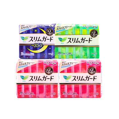 花王组合套装4包零触感卫生巾