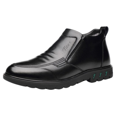 冬季真皮羊毛男士棉鞋保暖棉皮鞋