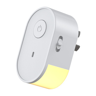 床头插电款夜间小夜灯卧室睡眠灯儿童新款声控智能语音感应插座灯