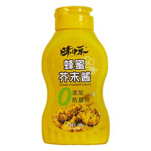 味中乐蜂蜜芥末酱0添加防腐剂韩式炸鸡酱黄芥末薯条汉堡蘸酱家用