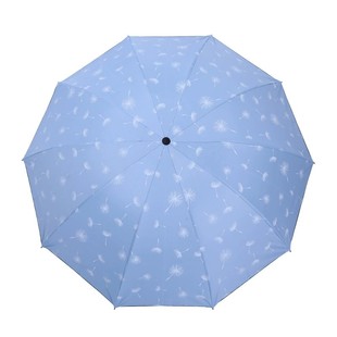 十骨大号双人雨伞小清新太阳伞黑胶防晒遮阳晴雨两用三折伞女手动