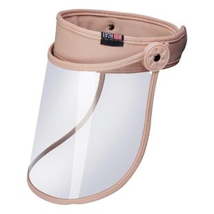 遮雨帽骑电动车防雨防风帽男女护脸透明面罩挡雨帽炒菜做饭防油溅