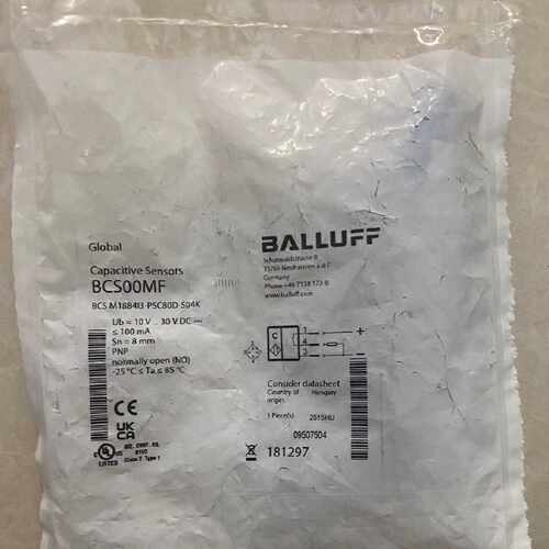 【全新原装】BALLUFF巴鲁夫电容式传感器 BCS00MF
