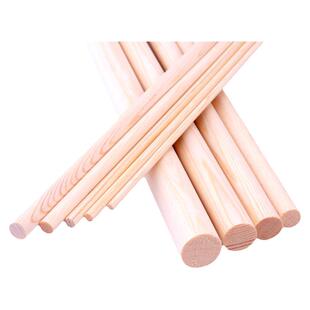 松木圆棒方棒木条木棒沙盘模型材料手工DIY教学设计细木条实木棍