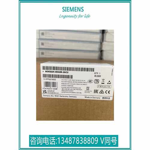 议价6GK5224-0BA00-2AC2西门子可管理层面2 IE交换机6GK52240BA00