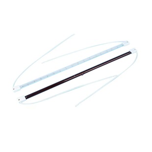 PET吹瓶机灯管 塑料吹瓶机加热管 半镀白石英加热管 红外线发热管