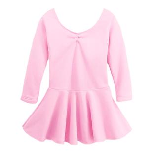 艾舞戈舞蹈服儿童女秋冬芭蕾舞裙练功服长袖加绒跳舞裙中国舞服装