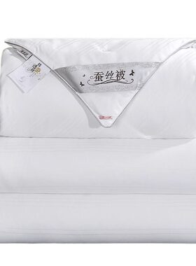 100%蚕丝被春秋被空调夏凉子母被保暖手工四季通用被芯正品国货