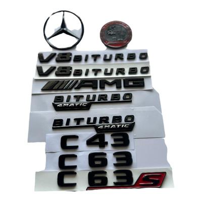 SNBLO黑色车标改装字标车尾侧标