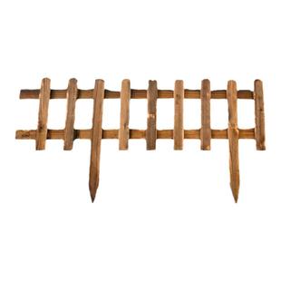 户外防腐木栅栏围栏篱笆农村院子花园花圃田园护栏菜地白色