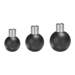 扩展1/4母球头一英寸转17 20 25mm双球头配件RAM车载直播摄影支架