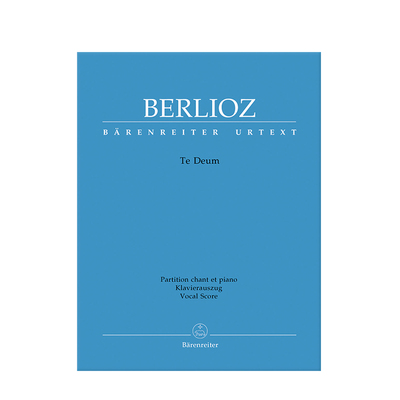 柏辽兹感恩赞op22声乐总谱