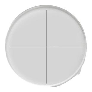 十字线校准分划板显微镜目镜测微尺通用配件正负明暗线0.01mm高清