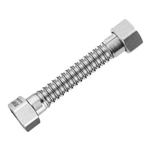 六6分内外丝304不锈钢波纹管连接管壁挂炉水管耐压金属软管延长管