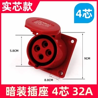 4 -Core 32A Dark Outlet