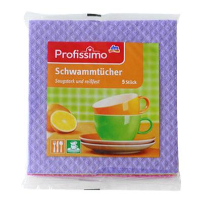 德国进口 DM profissimo 多用途柔韧吸水百洁布洗碗抹布5片