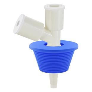 110PVC管道下水三通一分二路密封塞接头下水管三头通双排两用出水