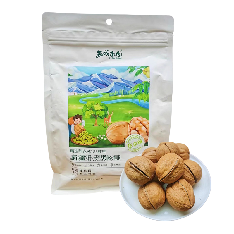 西域果园纸皮草本味核桃