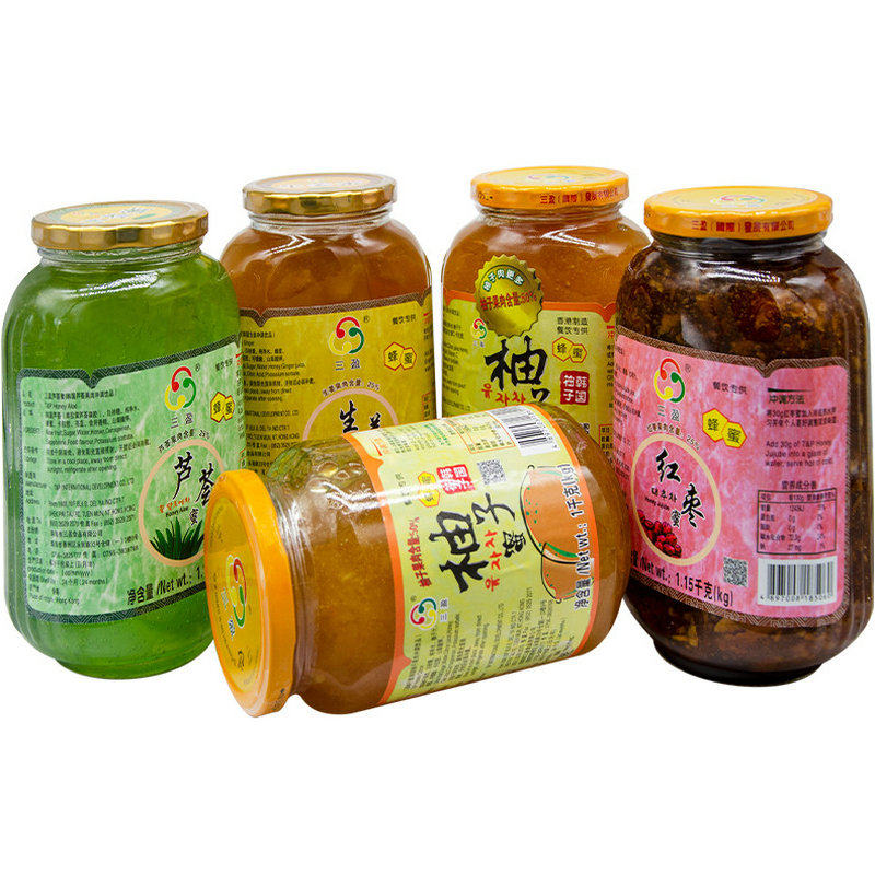 三盈蜂蜜柚子茶1150g多口味供选