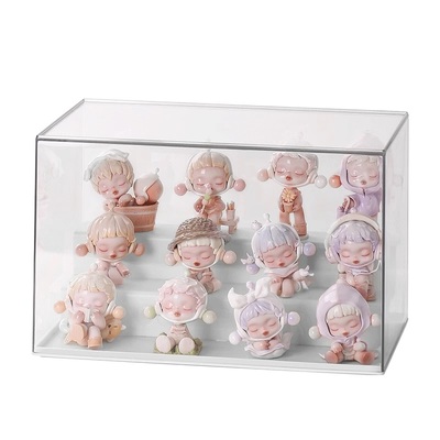 手办展示盒盲盒收纳展示架收藏柜
