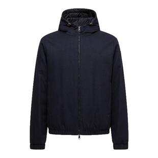 Moncler 盟可睐秋冬新款男士简约连帽短款双面穿鹅绒羽绒服银泰