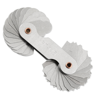 r规r规尺半径规全套r角测量器圆角测量尺圆弧测量工具合金钢角规