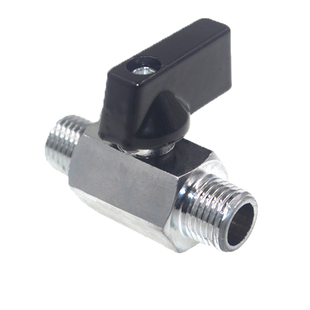 迷你球阀内外丝球阀1/8 铜球阀 短柄球阀微型小球阀1分2分3分4分