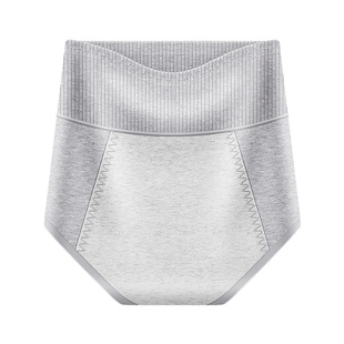 纯棉防漏生理内裤女高腰收腹全棉抗菌月经期大姨妈例假安全卫生裤
