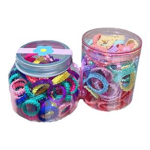 儿童发圈花边发绳女童扎小揪揪头绳宝宝高颜值糖果彩色小号皮筋