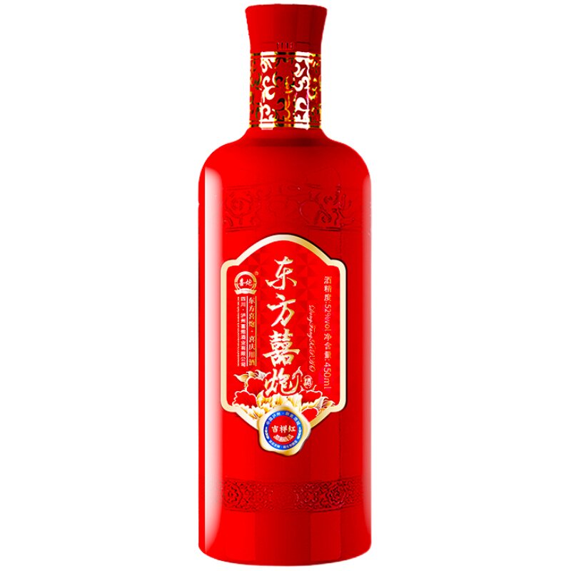 吉祥高度白酒东方喜炮52