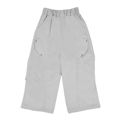 IDS童装简约时尚梭织阔腿长裤