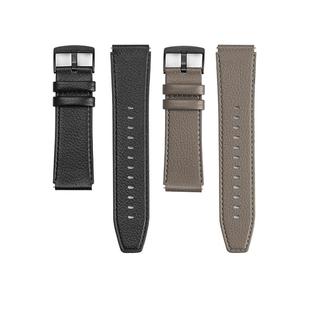 适用华为手表表带真皮watch3/pro G6/5/4GT3/2pro ECG版保时捷版2e星云灰头层牛皮表链22MM智能配件运动带