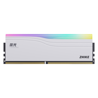 挚科6000MHz低时序C26琉光/暗影C28台式机16*2灯条内存条套装DDR5