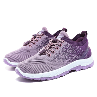 双星妈妈鞋春季老年人女鞋软底轻便老人鞋子女款舒适中老年运动鞋