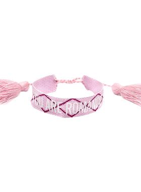 流苏毛边手链文艺啦啦队个性抽拉