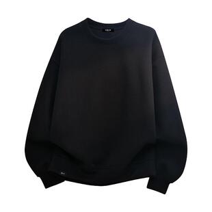 it :5cm/FIVECM红色圆领基础款卫衣男女2026新款宽松百搭情侣上衣