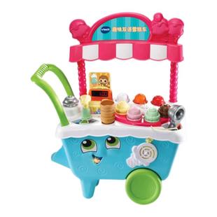 伟易达vtech趣味双语雪糕车过家家儿童仿真售卖冰淇淋玩具售卖车