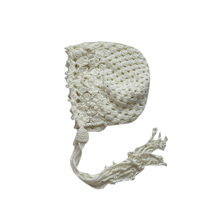 儿童时尚毛线帽镂空旅游穿搭凹造型拍照洋气搭配公主帽女童帽子秋