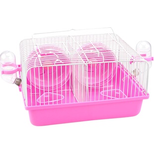 仓鼠笼子金丝熊相亲配对用品大全便宜的双人间防啃咬越狱两只隔离